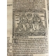 Précieuse Bible post-incunable de 1516 imprimée par Sacon à Lyon pour Koberger de Nuremberg Importantes annotations du temps