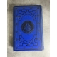 Jules Verne Mathias Sandorf 1885 Hetzel Cartonnage bleu à la bannière argentée plats biseautés Lenègre
