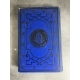 Jules Verne Mathias Sandorf 1885 Hetzel Cartonnage bleu à la bannière argentée plats biseautés Lenègre