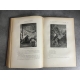 Jules Verne Mathias Sandorf 1885 Hetzel Cartonnage bleu à la bannière argentée plats biseautés Lenègre