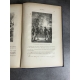 Jules Verne Mathias Sandorf 1885 Hetzel Cartonnage bleu à la bannière argentée plats biseautés Lenègre