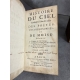 Histoire du ciel Edition originale 1739 Abbé Pluche complet des gravures occultes ésotérisme reliures aux petits fers