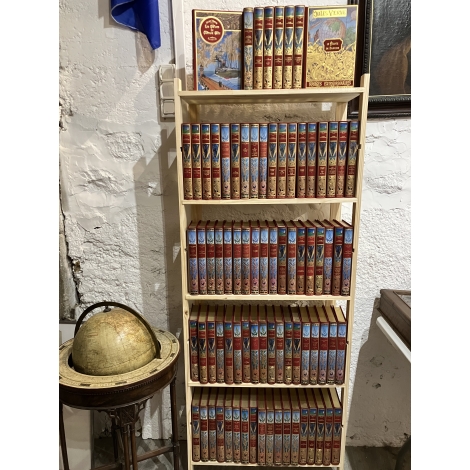 Jules Verne Voyages extraordinaires Michel de L'Ormeraie Hetzel 80 vol complet , état de neuf splendide