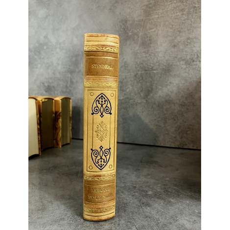 Stendhal Le rouge et le noir Collection Garnier Prestige reliure cuir tête dorée Edition critique Henri Martineau