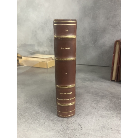 Yachting Marine Dupont Soé Roussin vocabulaire des termes de Marine bien relié 500 illustrations