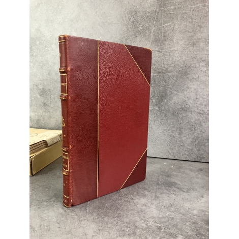 Yachting Vallerey Physique du globe Paris Chalamel 1922 Reliure demi maroquin signée Guetant.