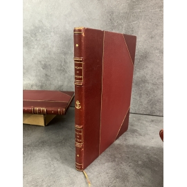 Yachting Ricaux et Bonnet Manoeuvre de la voile connaissances indispensables 1932 Reliure demi maroquin signée Guetant.