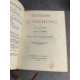 Yachting Clerc Rampal Forest Le Yachting 1912 edition originale Exceptionnelle reliure maroquin signée Guetant. Bibliophilie