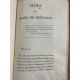 Marquis de Louville Mémoires secrets sur la maison de Bourbon en Espagne Edition originale Reliure de Simier maroquin vélin