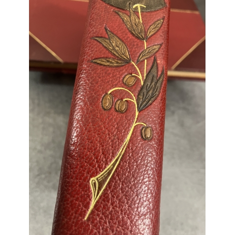 Mistral Frédéric Mireille Français Provencal reliure maroquin mosaïqué signée Flammarion Vaillant Félibrige