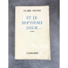 Claire France Et le septième jour édition originale le 37 des 60 sur alfa grand papier