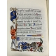 Manuscrit enluminé sur vélin pour Madeleine Teste du Bailler par Jeanne du Charmeil Dauphiné Ordinaire de la messe