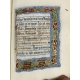 Manuscrit enluminé sur vélin pour Madeleine Teste du Bailler par Jeanne du Charmeil Dauphiné Ordinaire de la messe