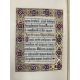 Manuscrit enluminé sur vélin pour Madeleine Teste du Bailler par Jeanne du Charmeil Dauphiné Ordinaire de la messe