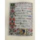 Manuscrit enluminé sur vélin pour Madeleine Teste du Bailler par Jeanne du Charmeil Dauphiné Ordinaire de la messe