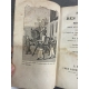 Caillot Abrégé des voyages modernes Paris Ledentu 1829 reliures cuir du temps gravures