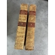 Caillot Abrégé des voyages modernes Paris Ledentu 1829 reliures cuir du temps gravures