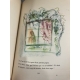 Geraldy Toi et Moi aquarelles de Gasztold Superbe reliure plein cuir signée de Andréas. bibliophilie