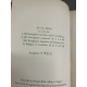 Maupassant Contes choisis Illustrés par Raoul Serres Exemplaire numéroté relié cuir à l'époque.