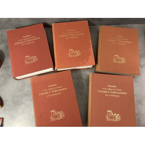 Louis Vignon Edition originale envoi Annales d'un village de France Charly Vernaison en lyonnais. Histoire régionalisme Lyon