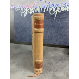 Pierre Louys Aphrodite , illustrations de Renée Ringel 1944 Reliure Erotisme Curiosa numéroté