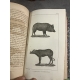 Buffon Cuvier 26 volumes 221 planches gravées mammifères et oiseaux bel ensemble avec gravures