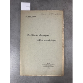 Médecine Martinet Des variétés anatomiques d'abces sous -phréniques 1898 Envoi à Souligoux