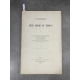Médecine Souligoux Pathogénie des abcès froids du Thorac Steinheil 1894