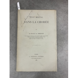 Médecine Breton l'état mental dans la Chorée Steinheil 1893 Souligoux