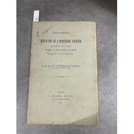 Médecine Rogues de Frursac Retractation de l'aponévrose palmaire Malaldie de Dupuytrien Autoplastie Paris 1892