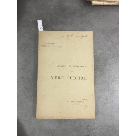 Médecine Drouard Nerf cubital luxation et subluxation Jouve 1896 Souligoux