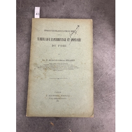 Médecine Pilliet Histologie pathologique de la Tuberculose expérimentale et spontanée du foie Steinheil 1892