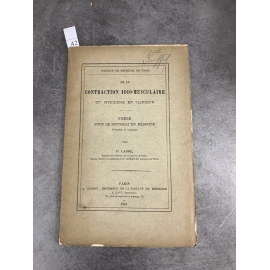 Médecine Gilles de la Tourette labbé Contraction Idio Musculaire Ex dono au célèbre Gilles de la Tourette