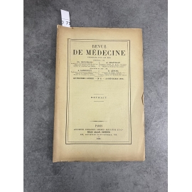 Médecine Revue de Pilliet Etude expérimentale de la gastrite toxique chez le lapin . Alcan 1895