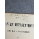 Médecine Bouquet Cancer métastatique de la choroide Steinheil 1893 envoi à Souligoux