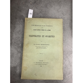 Médecine Montprofit Salpingites et ovarites Steinheil 1888 Gynécologie