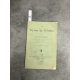 Médecine Pilliet Les kystes de l'ovaire Paris Ecole Estienne 1893 Extrait de la tribune médicale .tiré à part