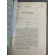 Médecine Journal de Physiologie ou pathologie générale Bouchard Chauveau Vol 6 15 novembre 1904