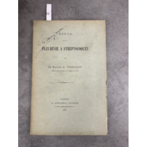 Médecine Vignalou, pleurésie à streptocoques Steinheil 1890