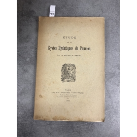 Médecine Bezou Kystes Hydatiques du poumon 1898