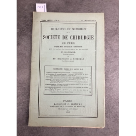 Médecine société de chirurgie 11 janvier 1910 Collectif Delbet Fracture fémur