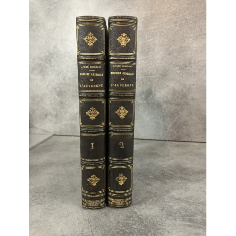 IMBERDIS (André) Histoire générale de l'Auvergne. depuis l'ère gallique jusqu'au XVIIIe siècle Clermond-Ferrand,