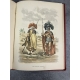 Madagascar, Nouvelle Calédonie Tahiti Guyane Antille Martinique Rare album vers 1890 gravures couleurs Cartonnage du temps