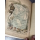 Madagascar, Nouvelle Calédonie Tahiti Guyane Antille Martinique Rare album vers 1890 gravures couleurs Cartonnage du temps