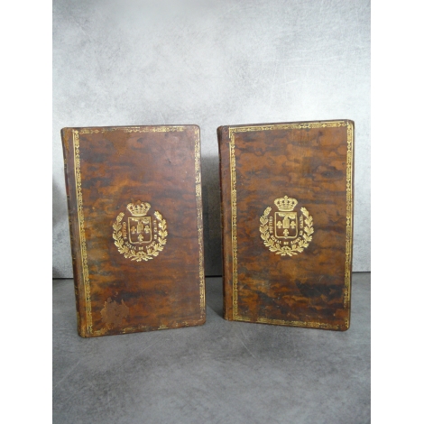Chateaubriand François rené de Les Martyrs Paris Le Normant 1822 reliée aux armes college Louis le Grand (4e édition)
