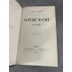 Victor Hugo Notre-Dame de Paris Hetzel Lecou 1855 Edition contemporaine de Hugo en reliure d'époque.