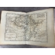 Bonne Raynal Atlas de toutes les parties connues du Globe Terrestre fin XVIIIe 50 cartes double 23 tableaux dépliants