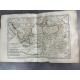 Bonne Raynal Atlas de toutes les parties connues du Globe Terrestre fin XVIIIe 50 cartes double 23 tableaux dépliants