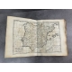 Bonne Raynal Atlas de toutes les parties connues du Globe Terrestre fin XVIIIe 50 cartes double 23 tableaux dépliants