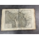 Bonne Raynal Atlas de toutes les parties connues du Globe Terrestre fin XVIIIe 50 cartes double 23 tableaux dépliants